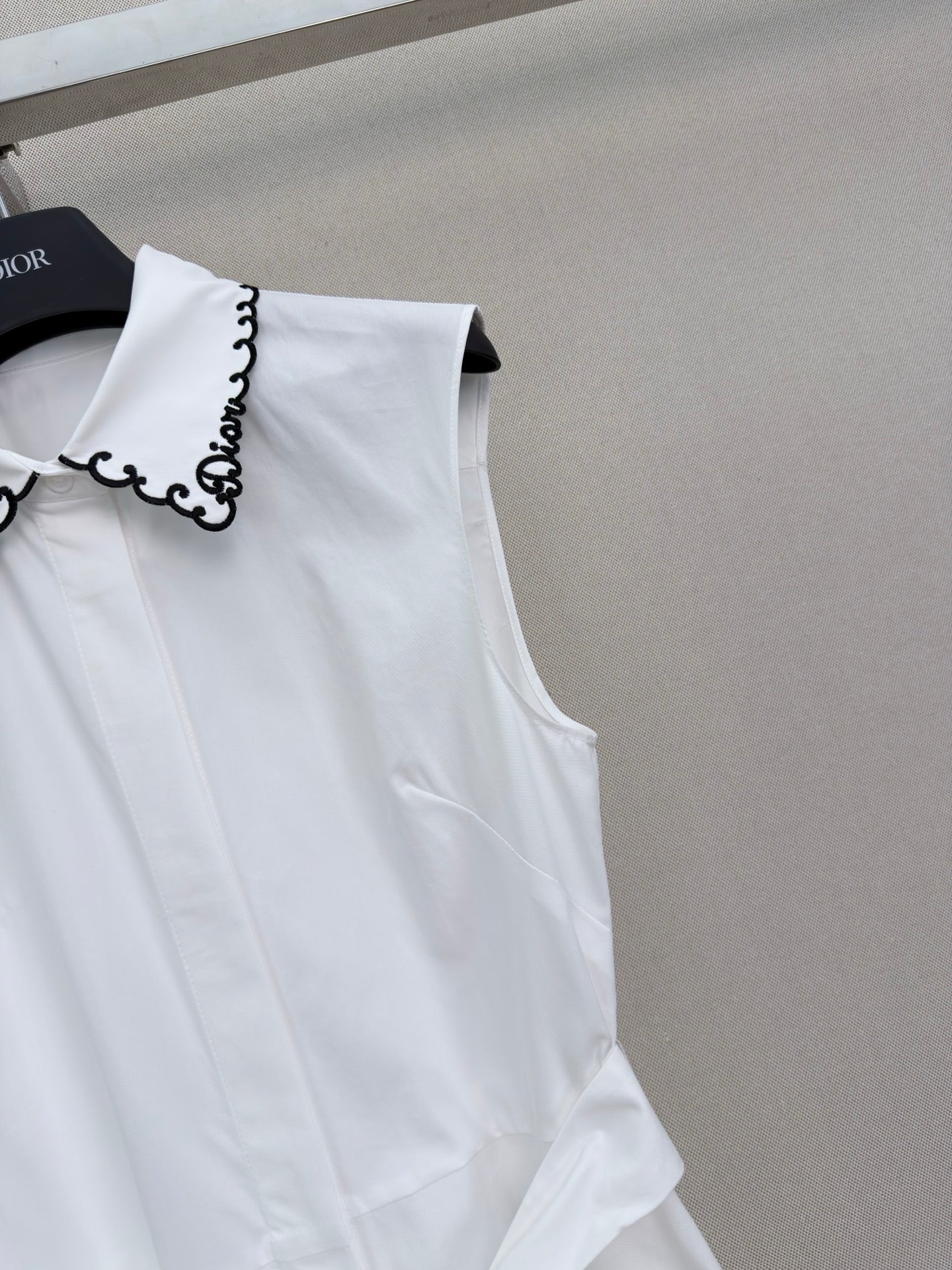 DIOR 26S SLEEVELESS COLLARED SHIRT DRESS 1303