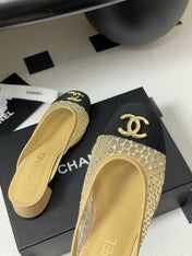 BUBBLE 30 MM IN BLACK FABRIC AND BEIGE MESH