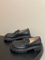 LOEWE 26S LOAFER IN BLACK CALFSKIN