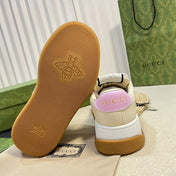 GG Gucci Screener Sneaker White Sunset Purple