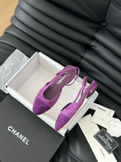 CLASSIC SLINGBACK VIOLET PURPLE SUEDE