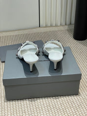 CAGOLE HIGH MULES IN WHITE OIL-WAX SHEEPSKIN