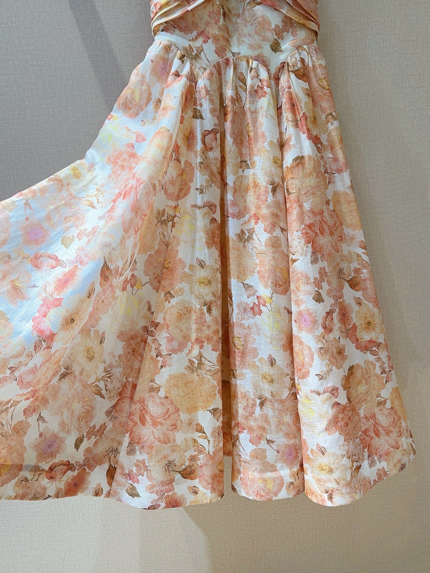 ZIMMERMANN 26S PATTERNED SPAGHETTI STRAP DRESS STYLE 75