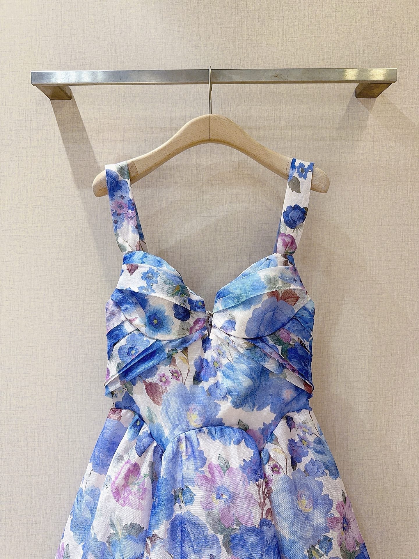 ZIMMERMANN 26S PATTERNED SPAGHETTI STRAP DRESS STYLE 74