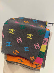 CC SCARF RAINBOW IN COLORFUL CASHMERE 428539