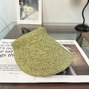 LOEWE 26S RAFFIA SUN VISOR HAT STYLE 204