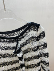 DIOR 25S MARINIERE RUFFLED SWEATER STYLE 174