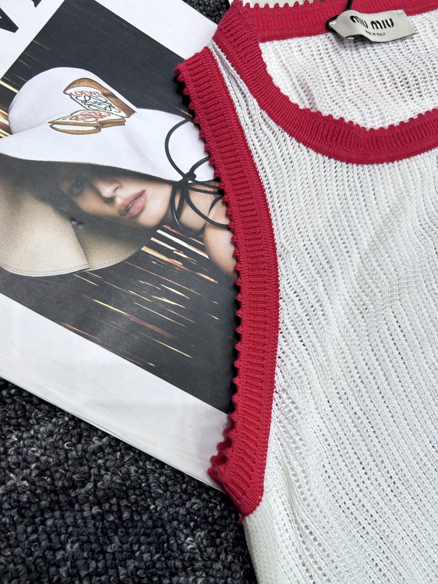 MIUMIU SLEEVELESS KNIT DRESS STYLE 633