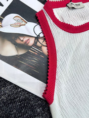 MIUMIU SLEEVELESS KNIT DRESS STYLE 633