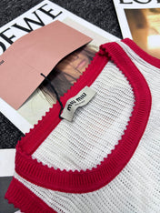 MIUMIU SLEEVELESS KNIT DRESS STYLE 633