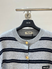 MIUMIU 26S CREWNECK KNIT CARDIGAN 1314