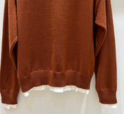 MIUMIU 26S V-NECK KNIT SWEATER 1360