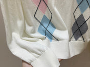 MIUMIU 26S LONG-SLEEVE KNIT POLO SWEATER 1270