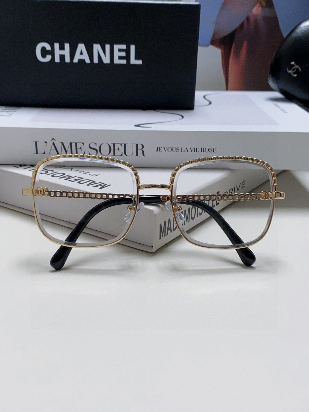 CHANEL 26S RECTANGULAR FRAMES IN ACETATE 399850