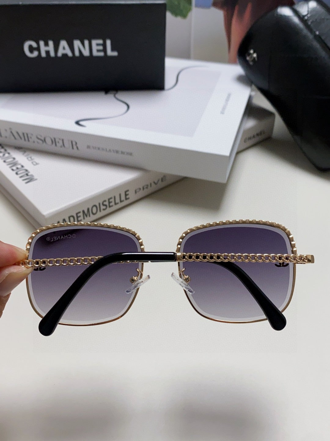 CHANEL 26S RECTANGULAR FRAMES IN ACETATE 399853