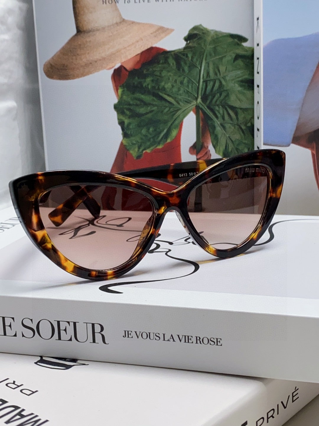 MIUMIU 26S CAT EYE FRAME IN ACETATE 439508