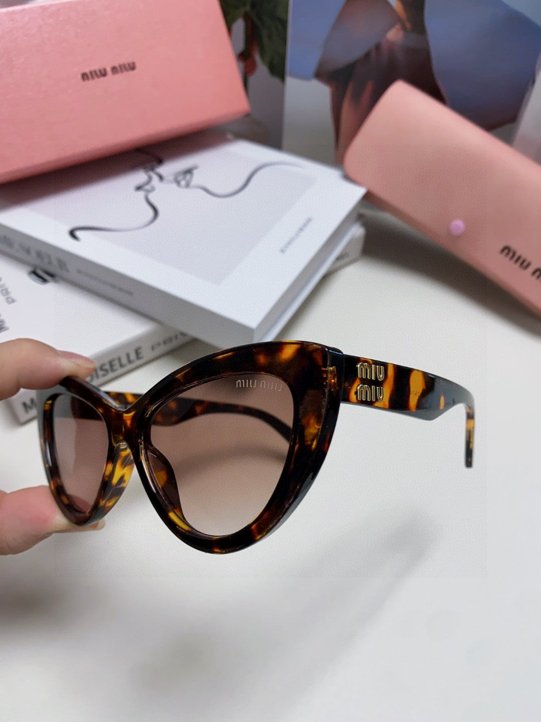 MIUMIU 26S CAT EYE FRAME IN ACETATE 439508