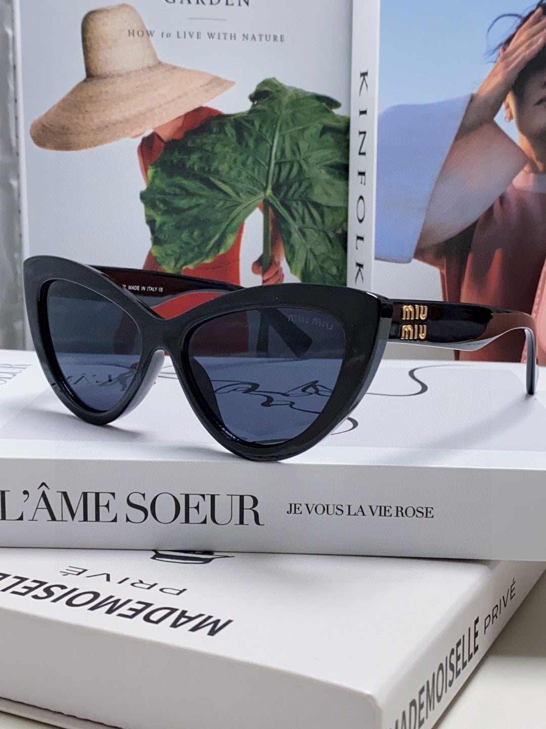 MIUMIU 26S CAT EYE FRAME IN ACETATE 439509