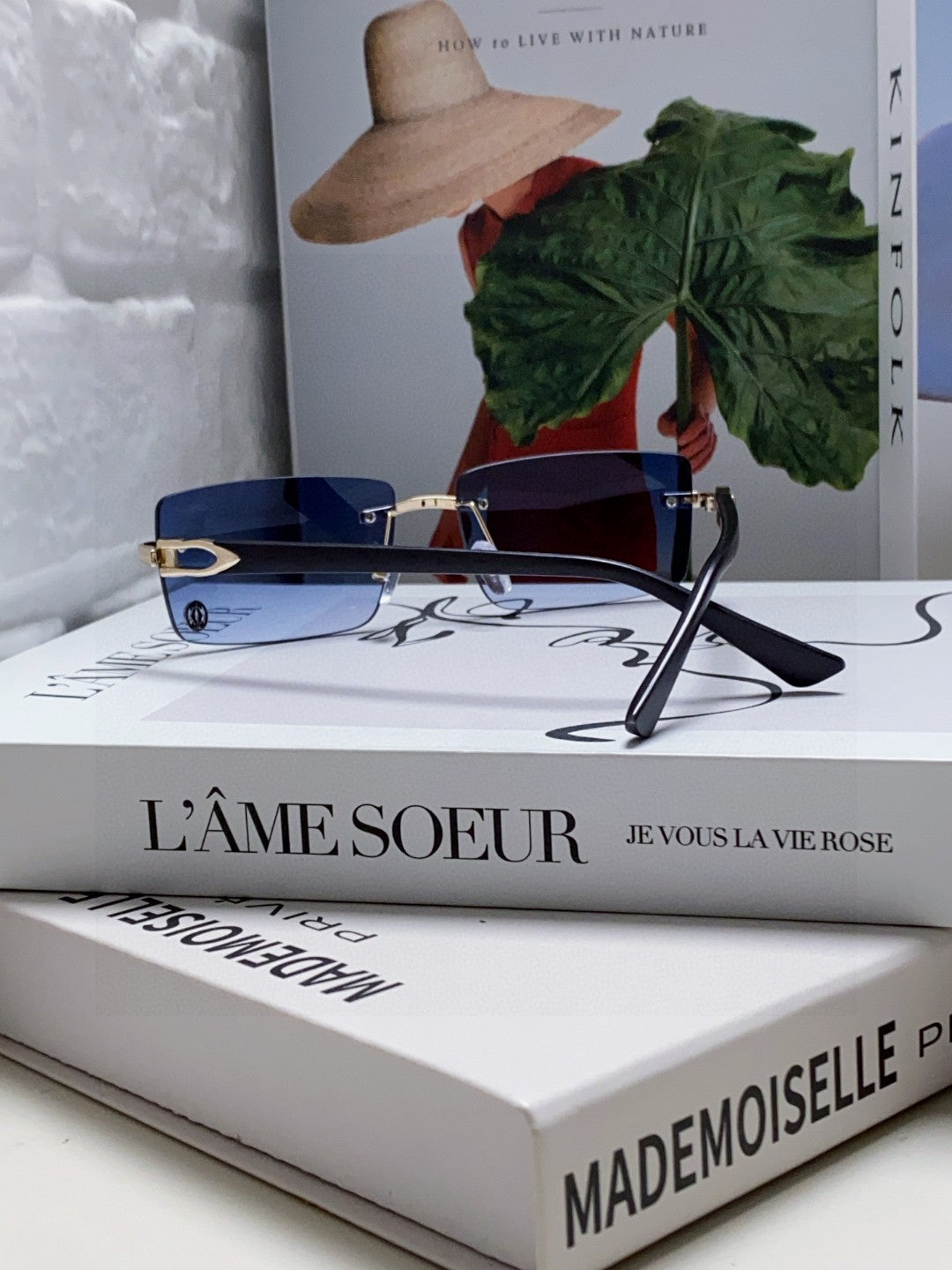CARTIER 26S RIMLESS RECTANGULAR FRAME IN METAL 439510