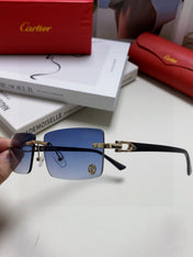 CARTIER 26S RIMLESS RECTANGULAR FRAME IN METAL 439510