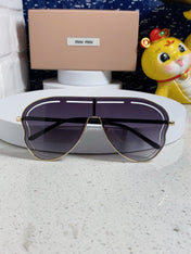 RUNWAY SUNGLASSES 571639 IN GOLD METAL GREY SMOKE LENSES