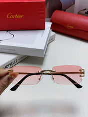 CARTIER 26S RECTANGULAR FRAME IN METAL 443357