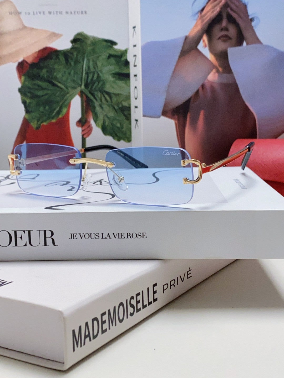 CARTIER 26S RECTANGULAR FRAME IN METAL 443358