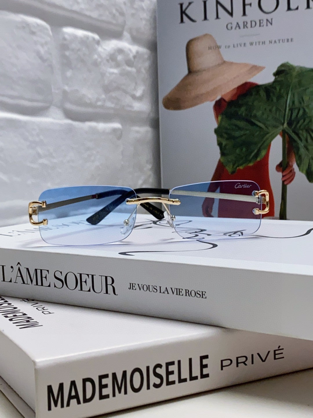 CARTIER 26S RECTANGULAR FRAME IN METAL 443358