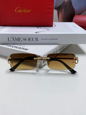 CARTIER 26S RECTANGULAR FRAME IN METAL 443359