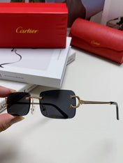 CARTIER 26S RECTANGULAR FRAME IN METAL 443360