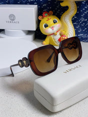 MEDUSA BIGGIE MAXI SQUARE FRAME SUNGLASSES 587283 IN ACETATE