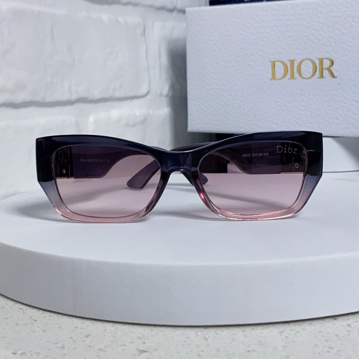 DIOR 26S RECTANGULAR FRAME IN ACETATE 406559