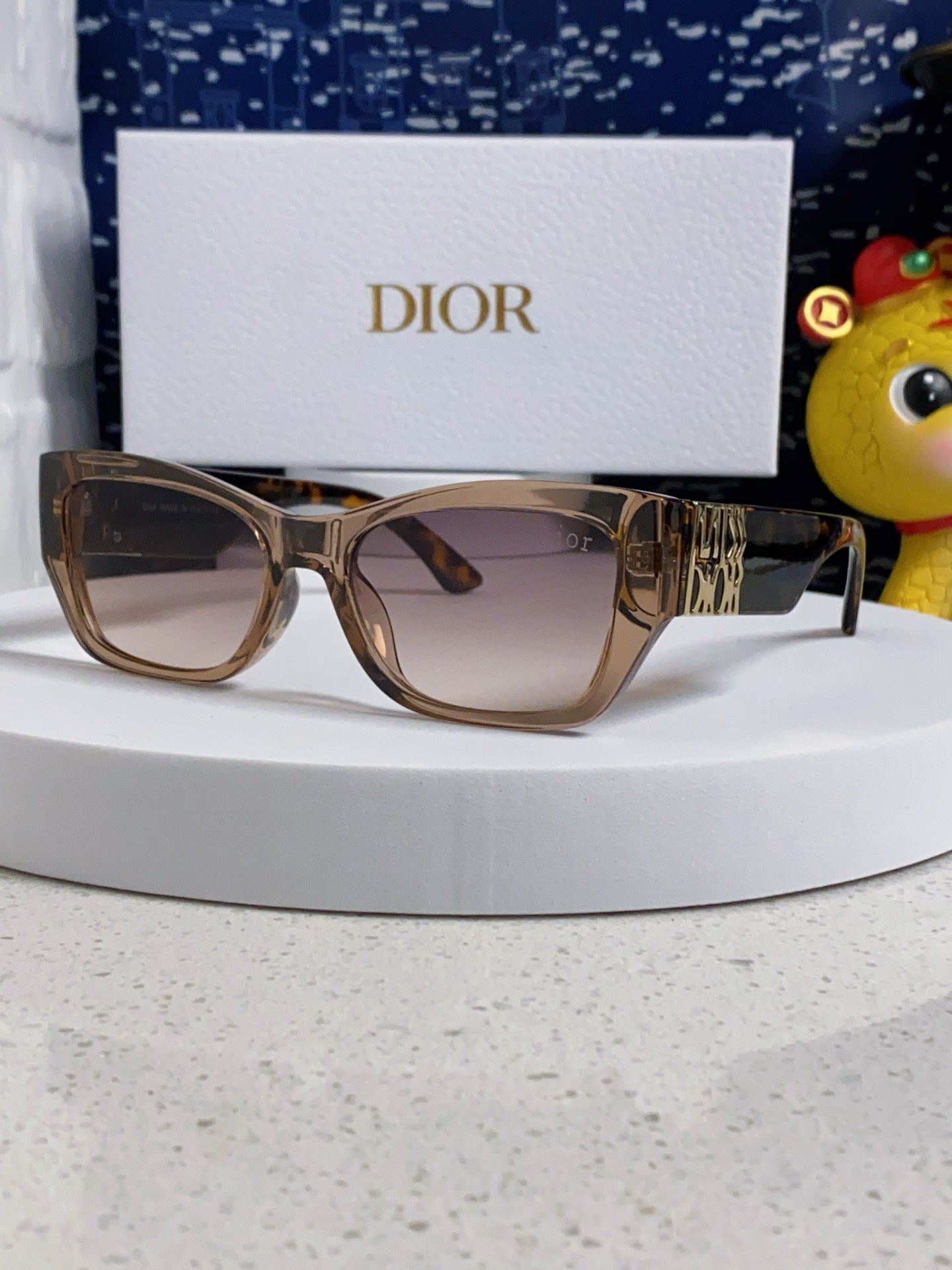 DIOR 26S RECTANGULAR FRAME IN ACETATE 406560