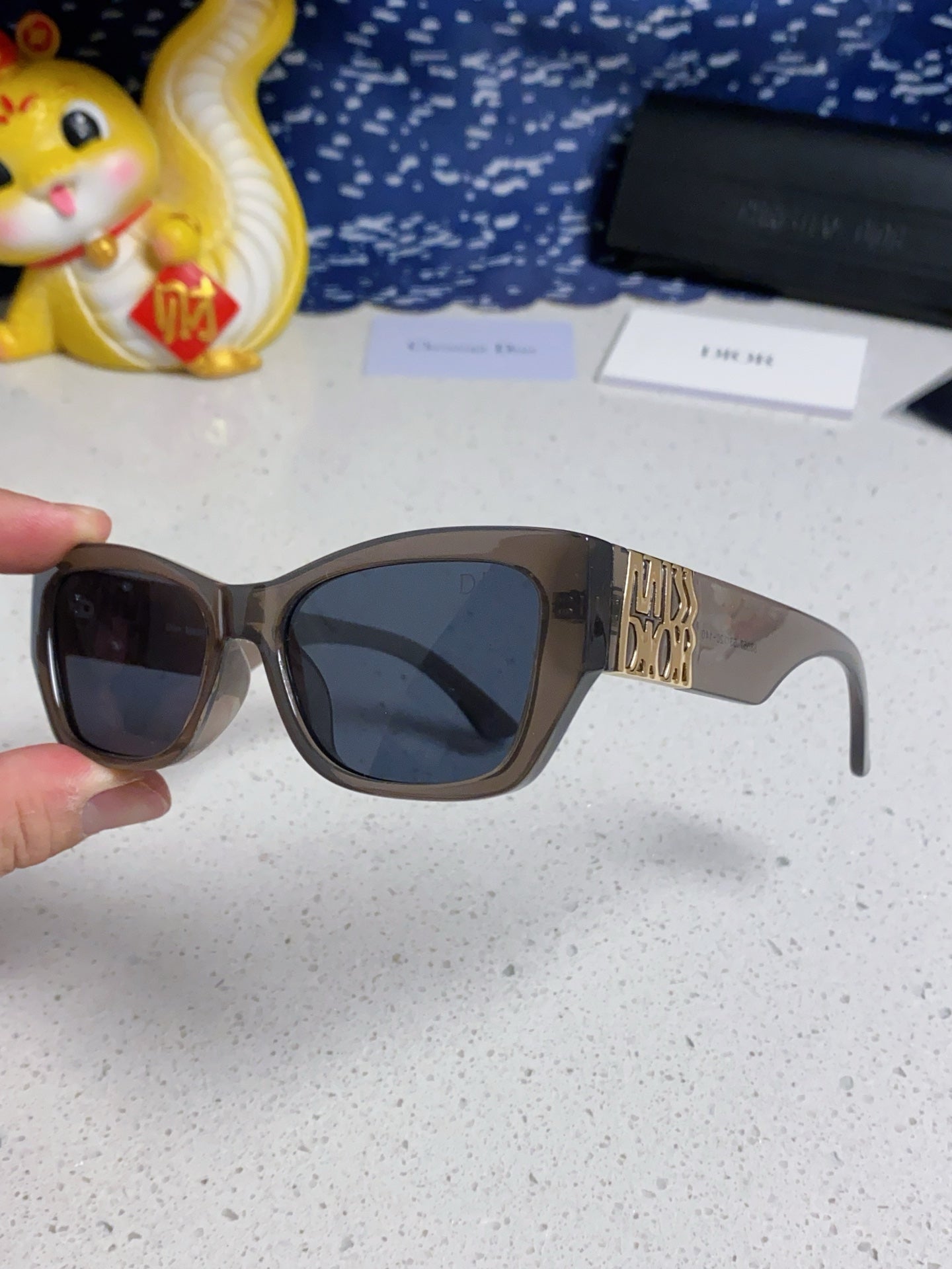 DIOR 26S RECTANGULAR FRAME IN ACETATE 406561