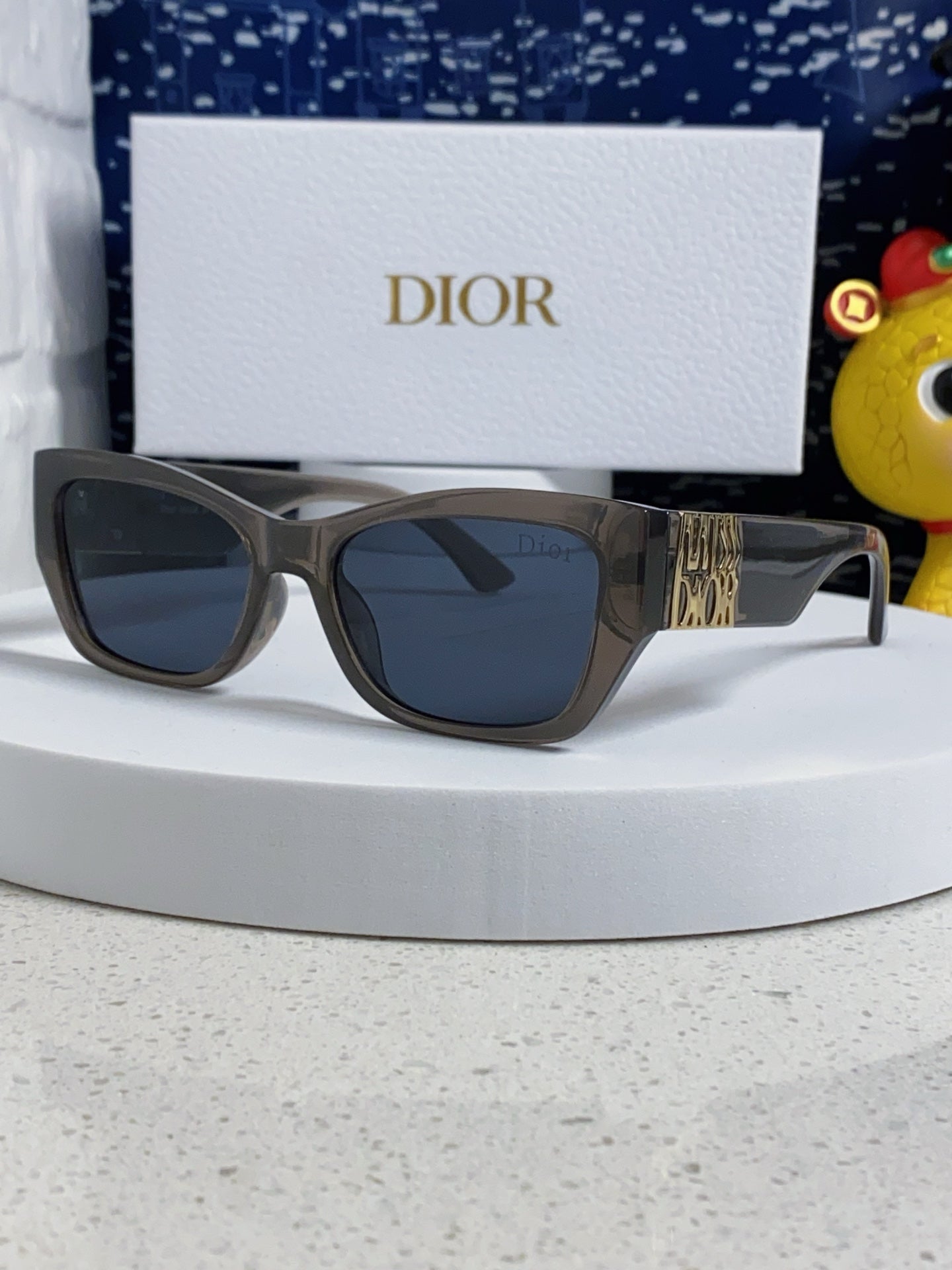 DIOR 26S RECTANGULAR FRAME IN ACETATE 406561