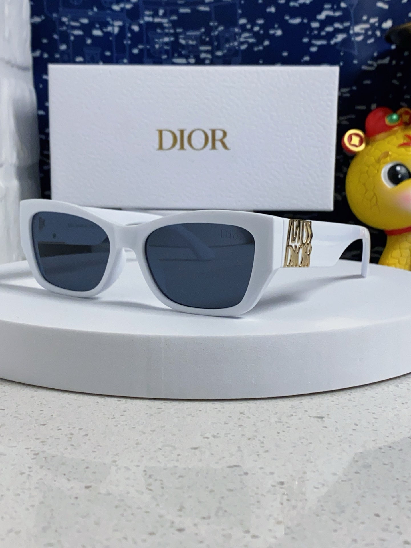 DIOR 26S RECTANGULAR FRAME IN ACETATE 406562