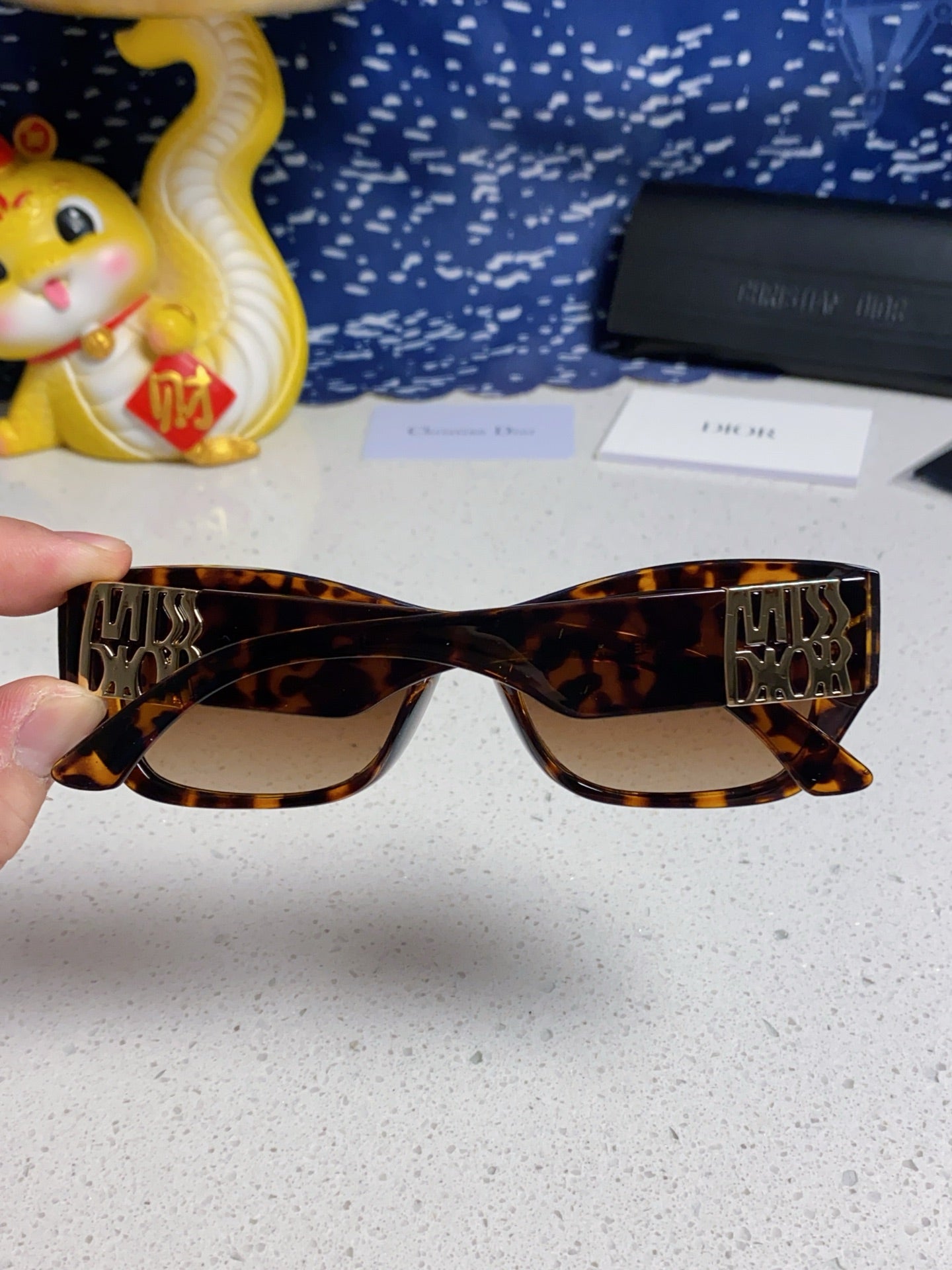 DIOR 26S RECTANGULAR FRAME IN ACETATE 406563