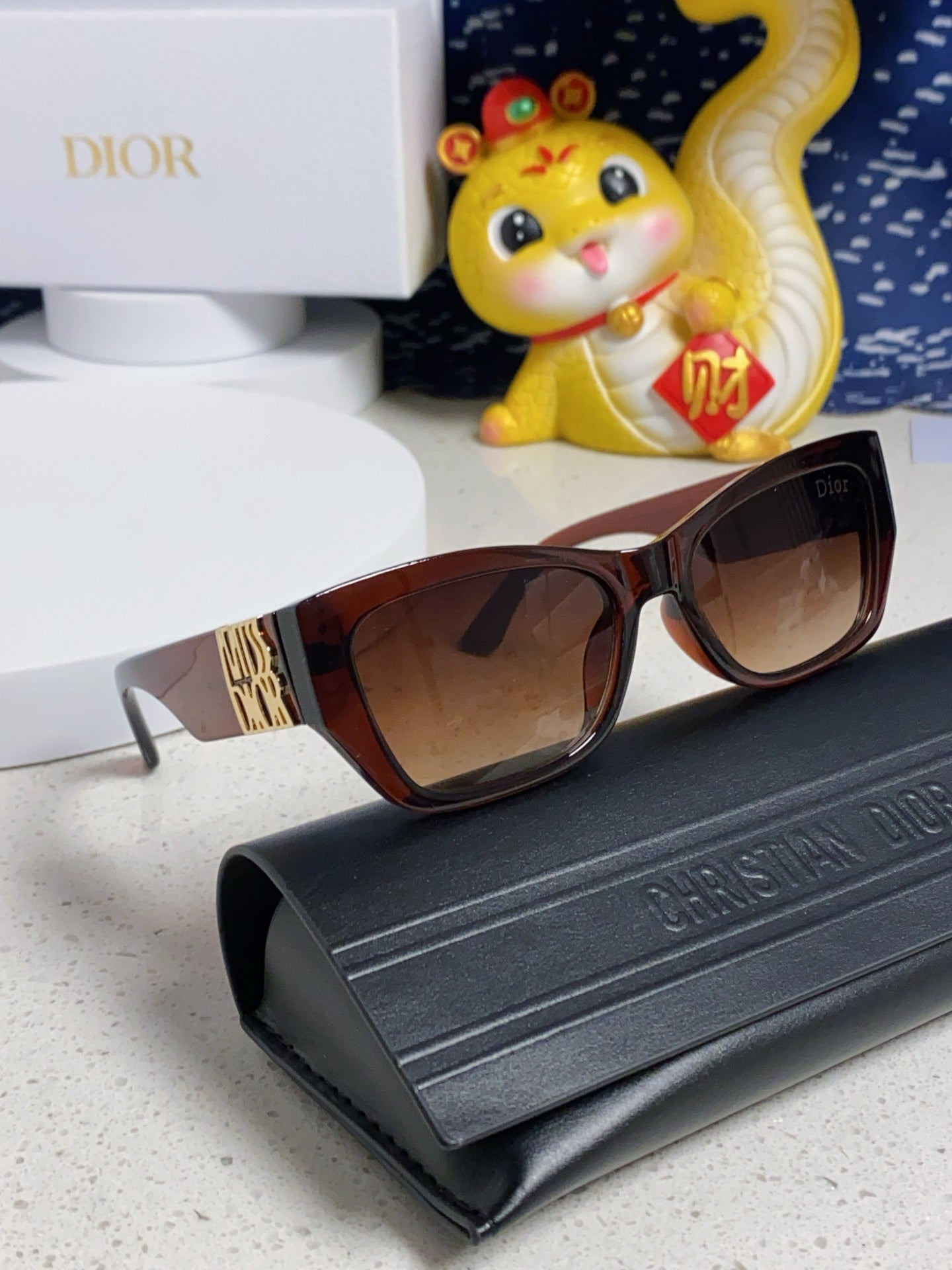 DIOR 26S RECTANGULAR FRAME IN ACETATE 406564