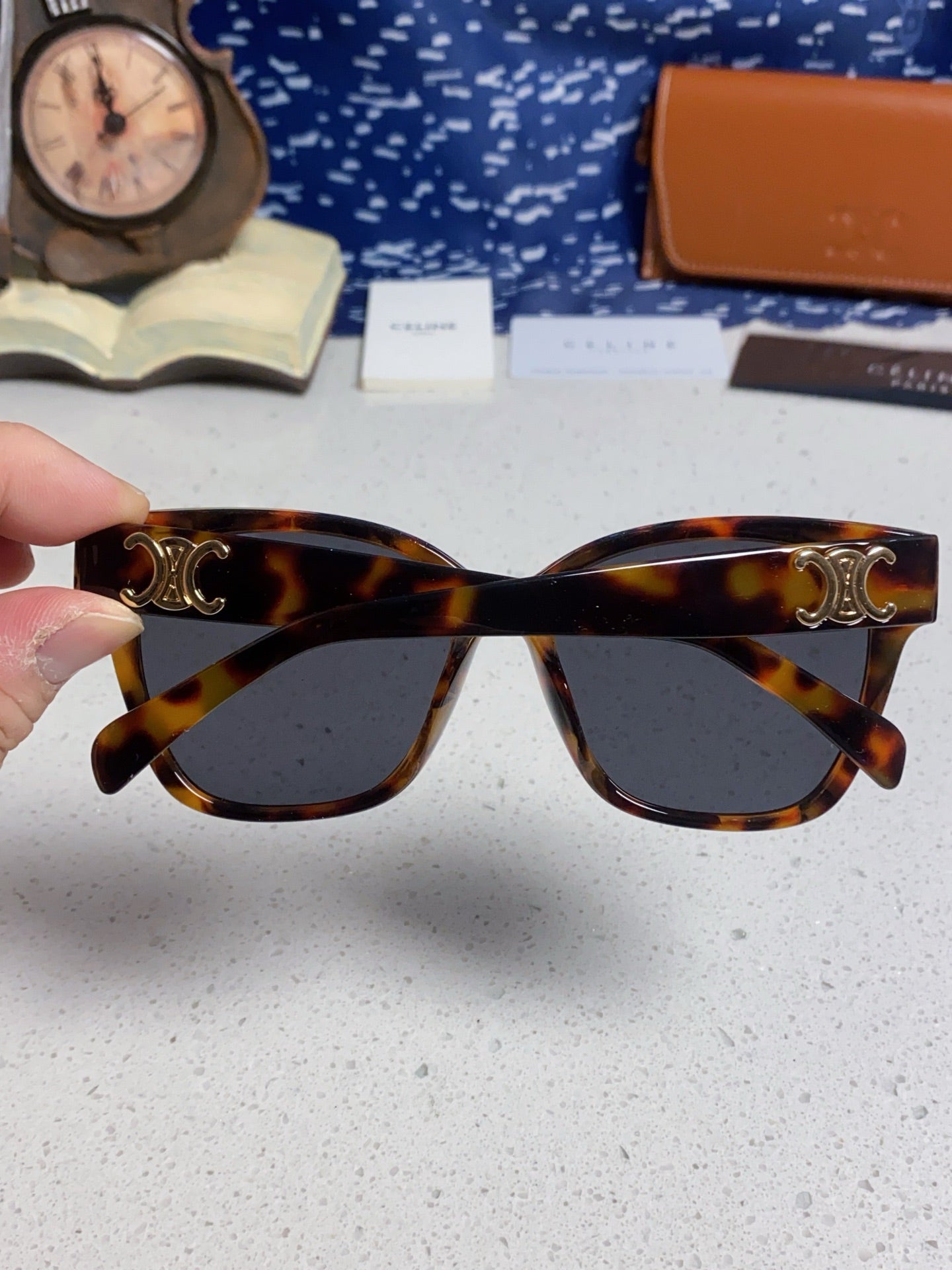 CELINE 26S SQUARE FRAME IN ACETATE 420458