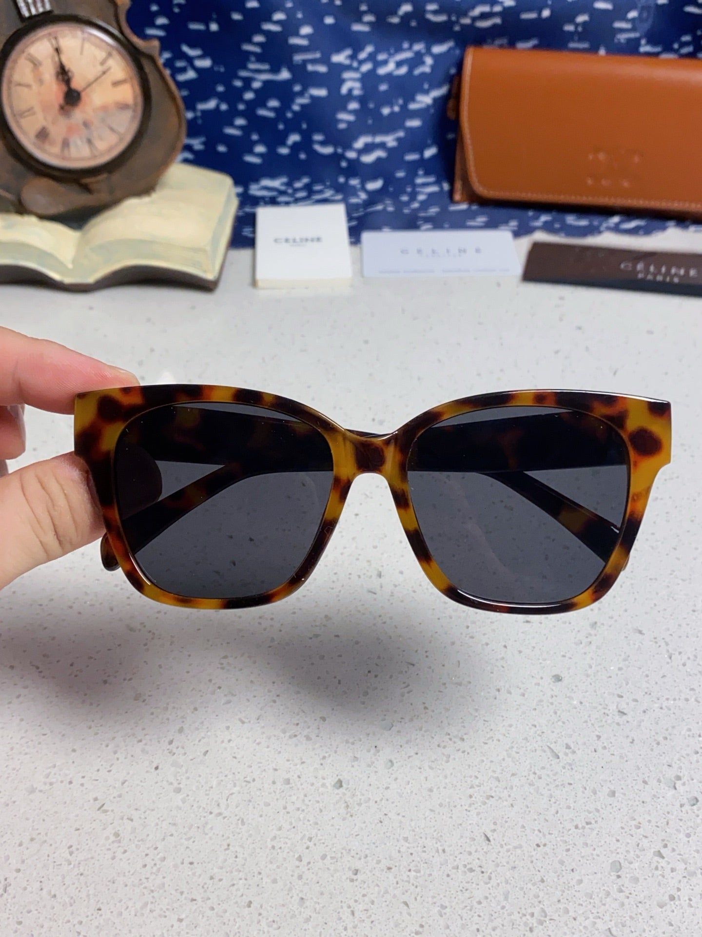 CELINE 26S SQUARE FRAME IN ACETATE 420458