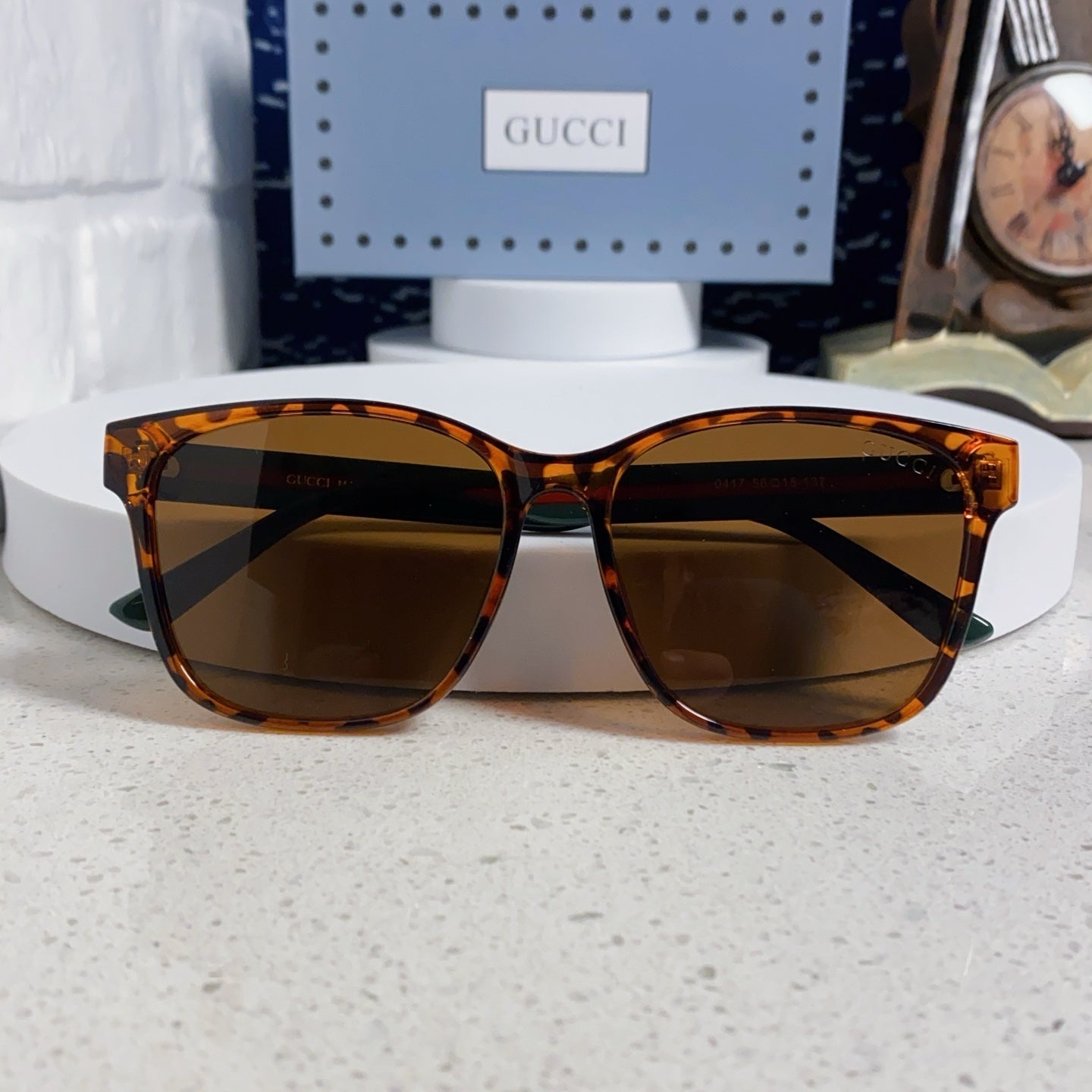 GUCCI 26S SQUARE FRAME IN ACETATE 424599