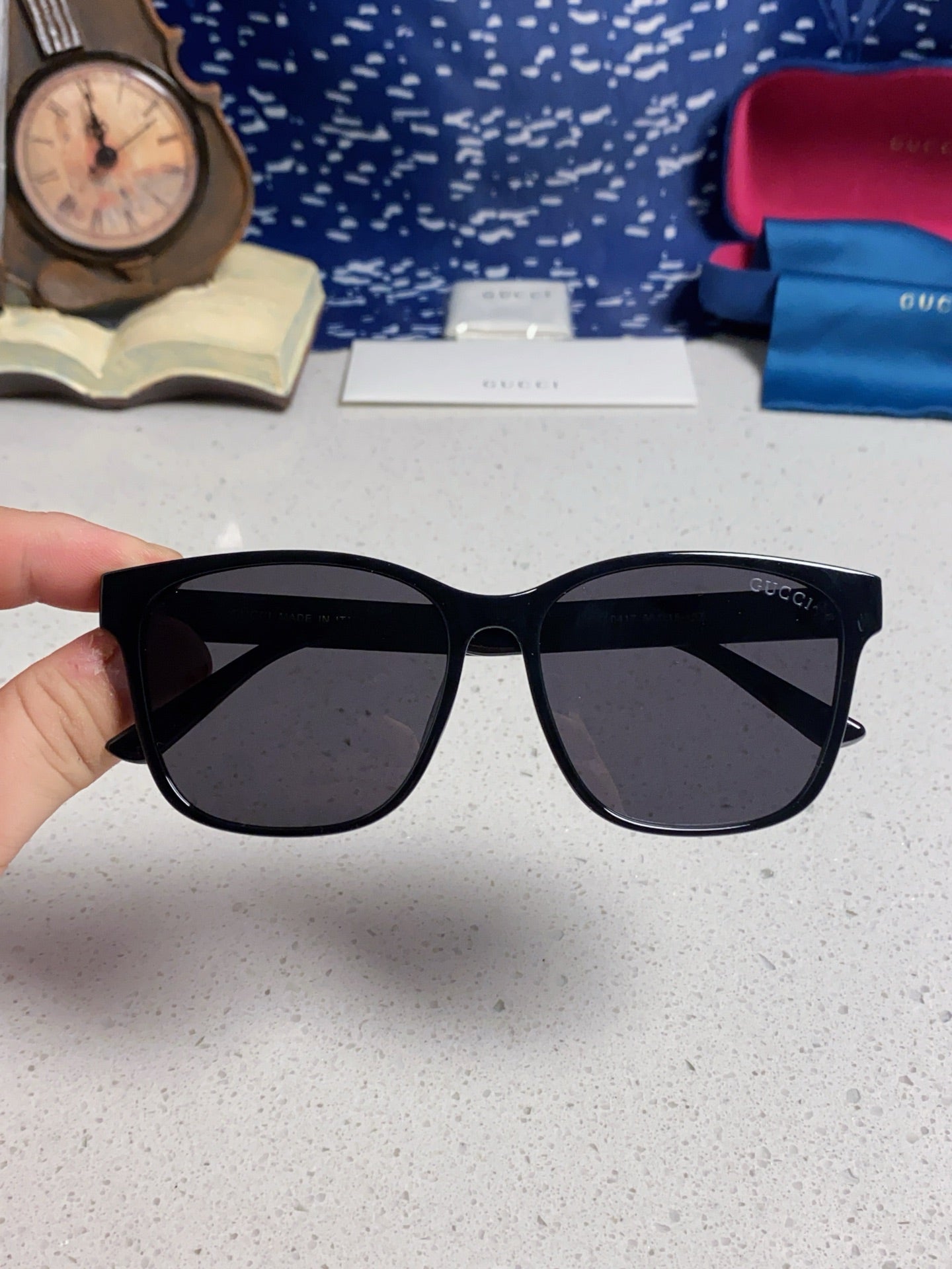 GUCCI 26S SQUARE FRAME IN ACETATE 424600