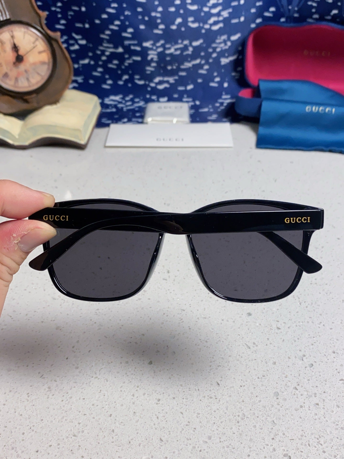 GUCCI 26S SQUARE FRAME IN ACETATE 424600
