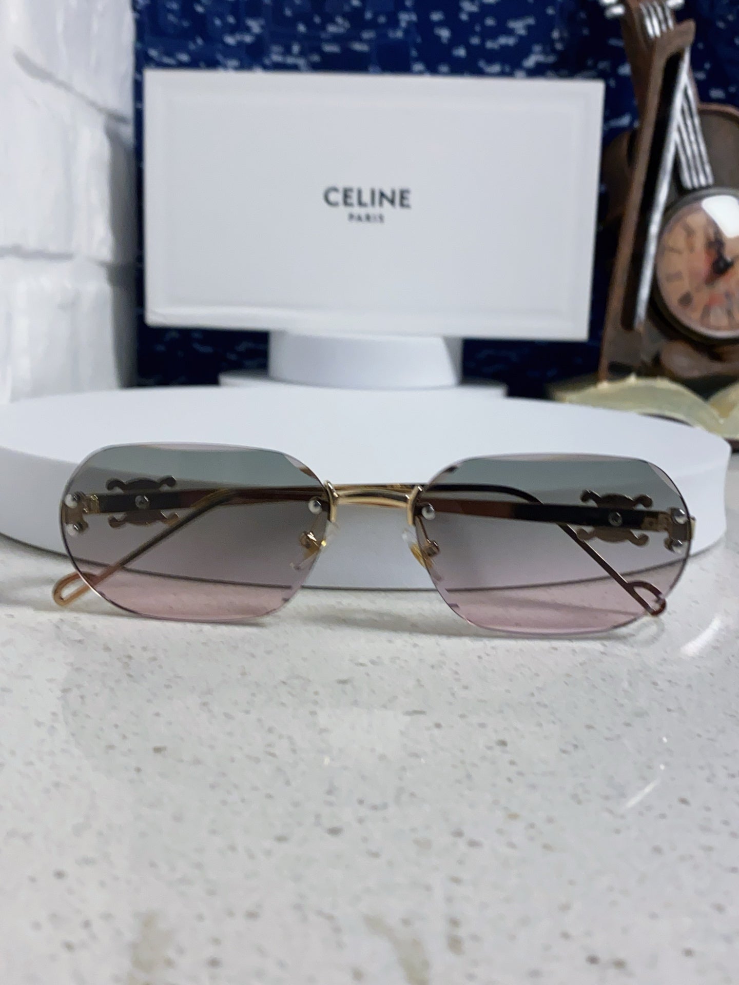 CELINE 26S SHIELD FRAME IN METAL 426361
