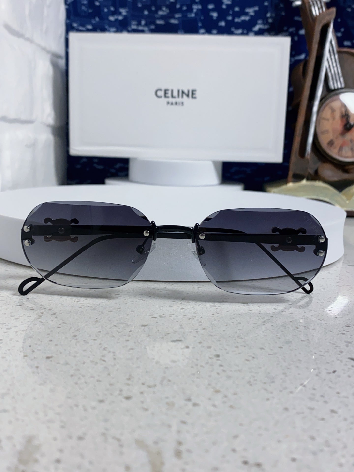 CELINE 26S SHIELD FRAME IN METAL 426363