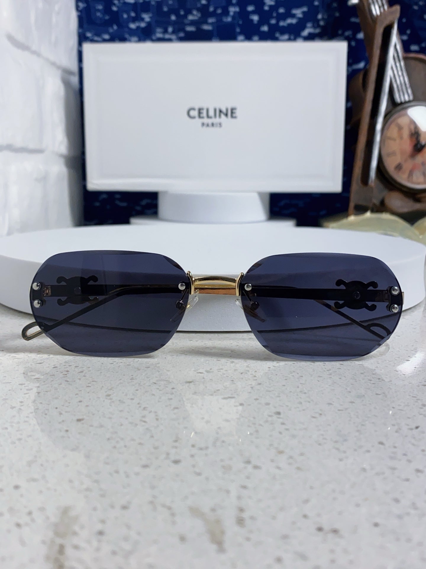 CELINE 26S SHIELD FRAME IN METAL 426366