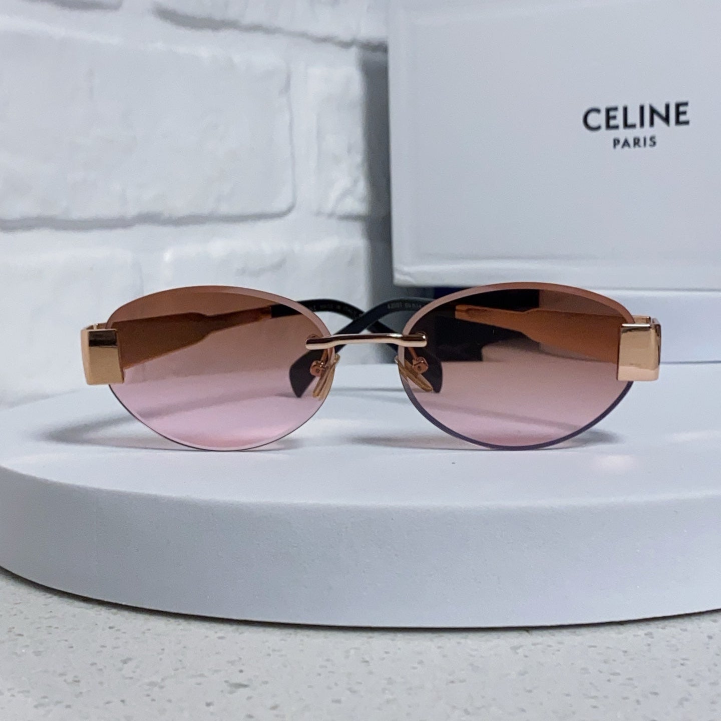 CELINE 26S SHIELD FRAME IN METAL 426368