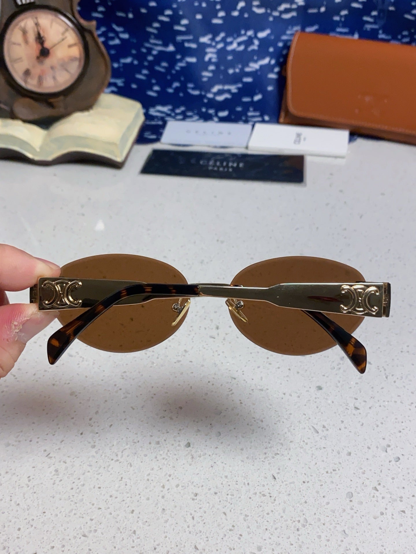 CELINE 26S SHIELD FRAME IN METAL 426370