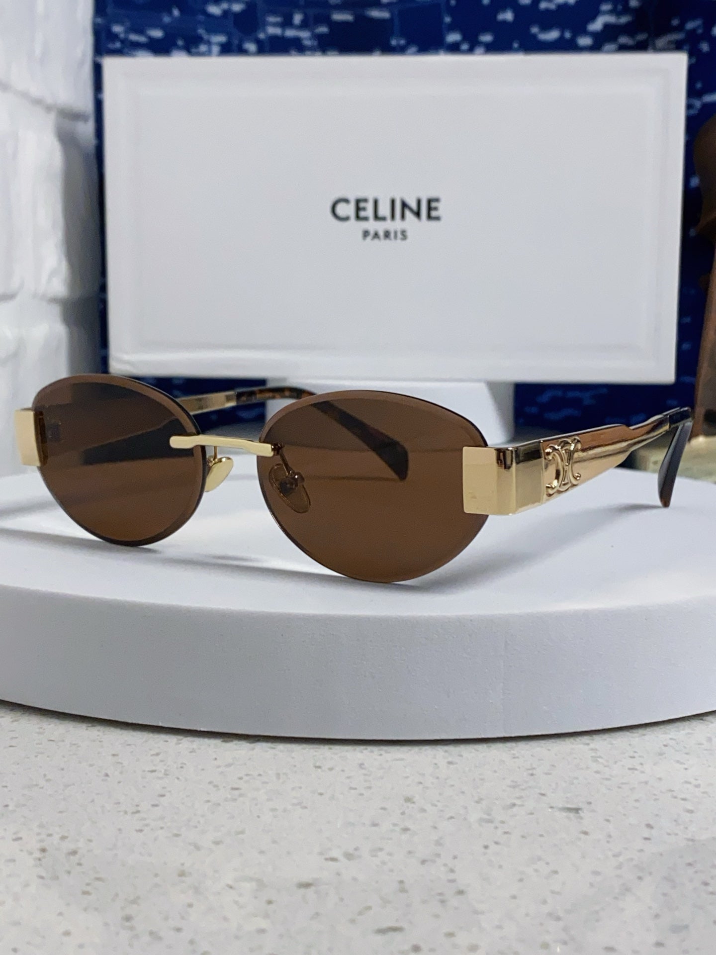 CELINE 26S SHIELD FRAME IN METAL 426370