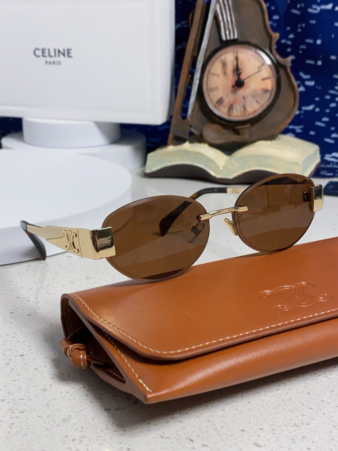 CELINE 26S SHIELD FRAME IN METAL 426370